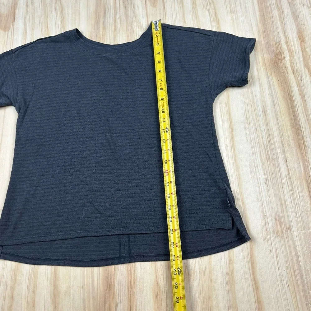 The North Face Women's‎ Small High Low Knit T Shirt Boxy Gray Essentials - Picture 7 of 9